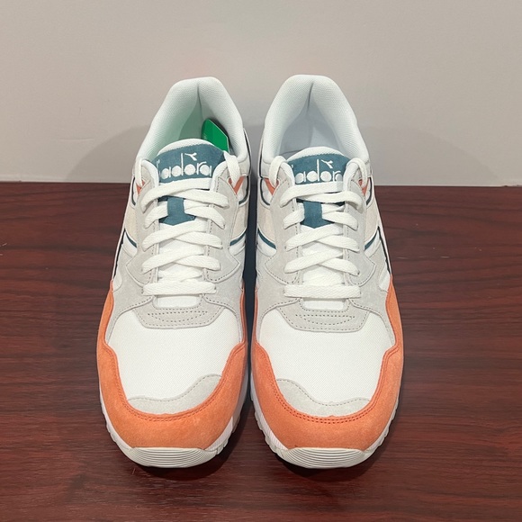 Diadora, N9002, 501.177735/C3134, Grey, White, Orange & Blue - Picture 7 of 13